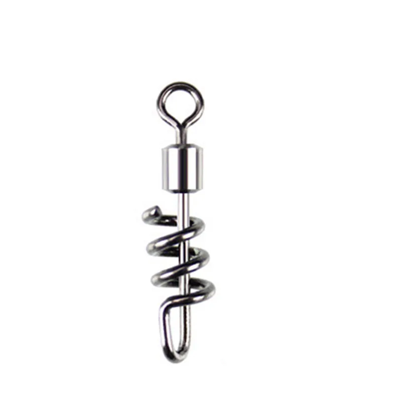 

20pcs Corkscrew Swivel Snap Quick Connector Accessory for Fishing Bait Hook high quality material