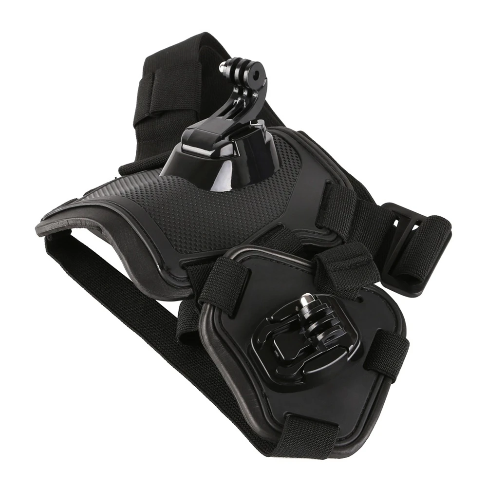 Arnés ajustable para chaleco de mascota al aire libre, correa pecho para GoPro Hero 7 6 4 Session SJCAM Yi H9, accesorio para Cámara de Acción Go Pro|Carcasas