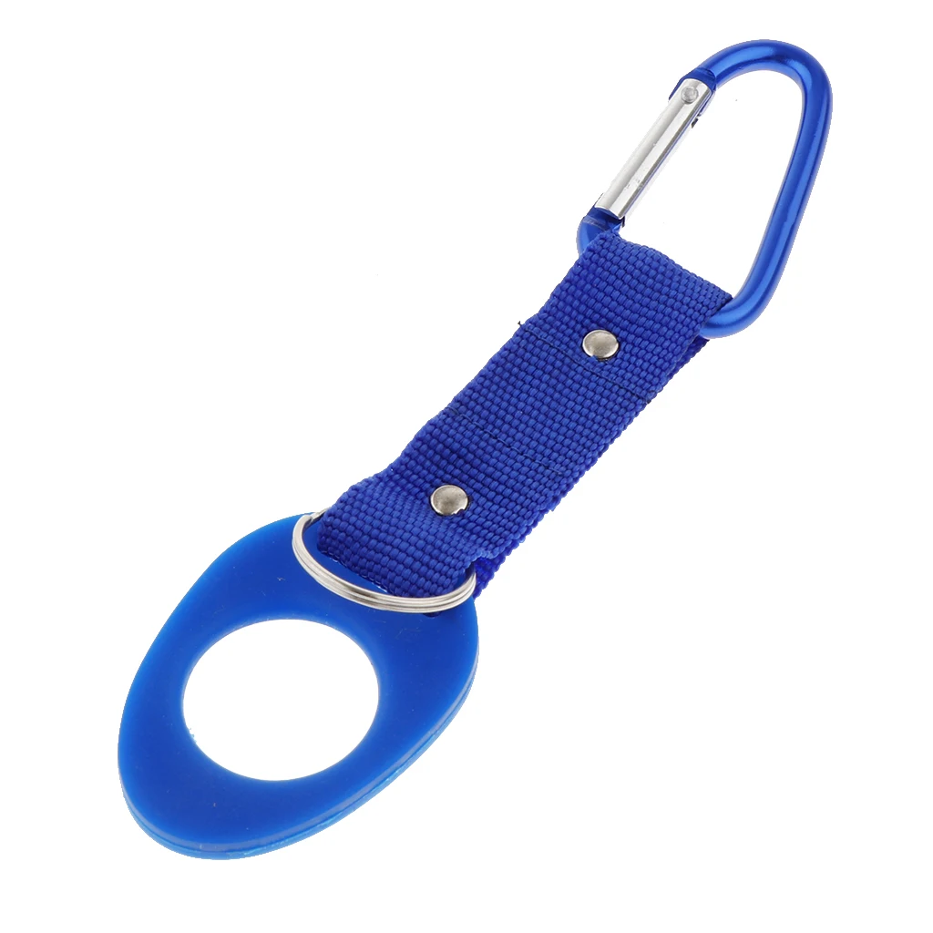 

Durable Water Bottle Hook Loop Belt Hanging Strap Drink Buckle Clip Holder with Keyring for Camping Hiking Outdoor Sports