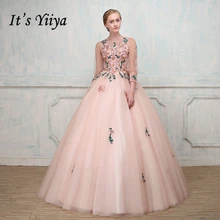 Это Yiiya Роскошные элегантные вечерние платья с цветочной вышивкой пикантные кружевные иллюзионные вечерние платья известного дизайнера LX249