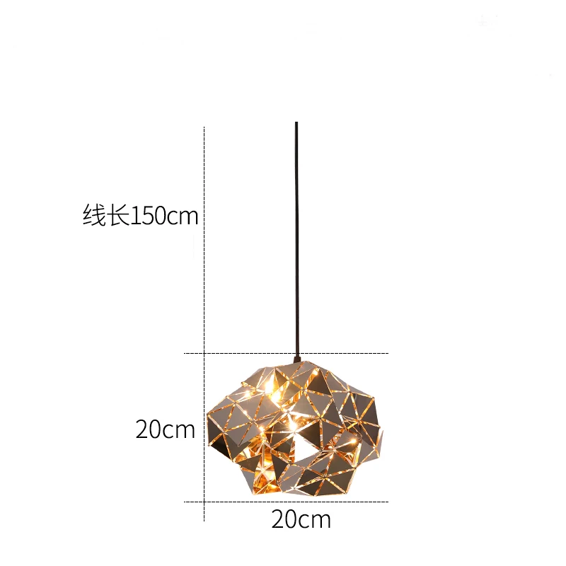 Spark Ball pendant lights light led hanglamp loft decor lamps light fixtures hanging lamp Restaurant living room Office bedroom