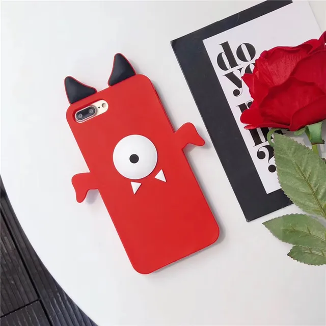 3D Cartoon Phone Case For iPhone 7 8 Plus 5.5 inch & for iPhone 7 8 4.7