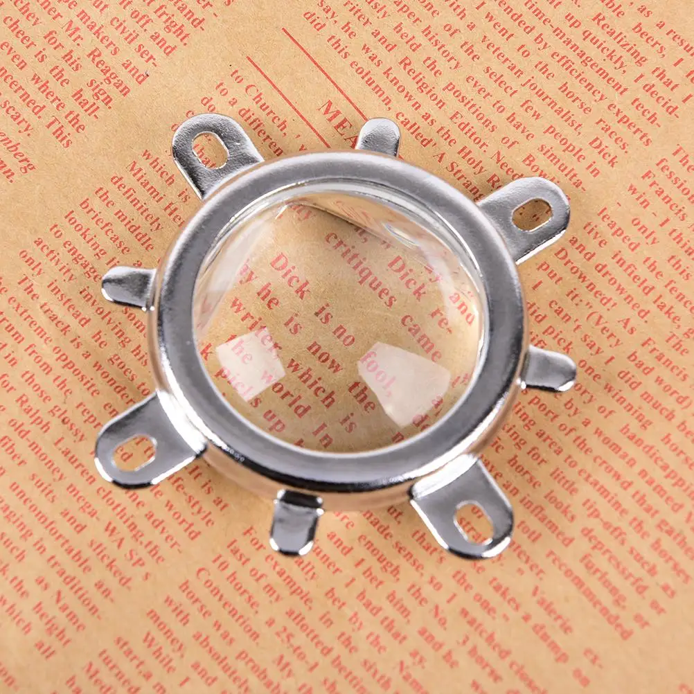 High Power COB Chip 1 set LED Lens Optical Glass 44mm 120 degree Reflector Collimator Fixed Bracket For 20W-100W COB
