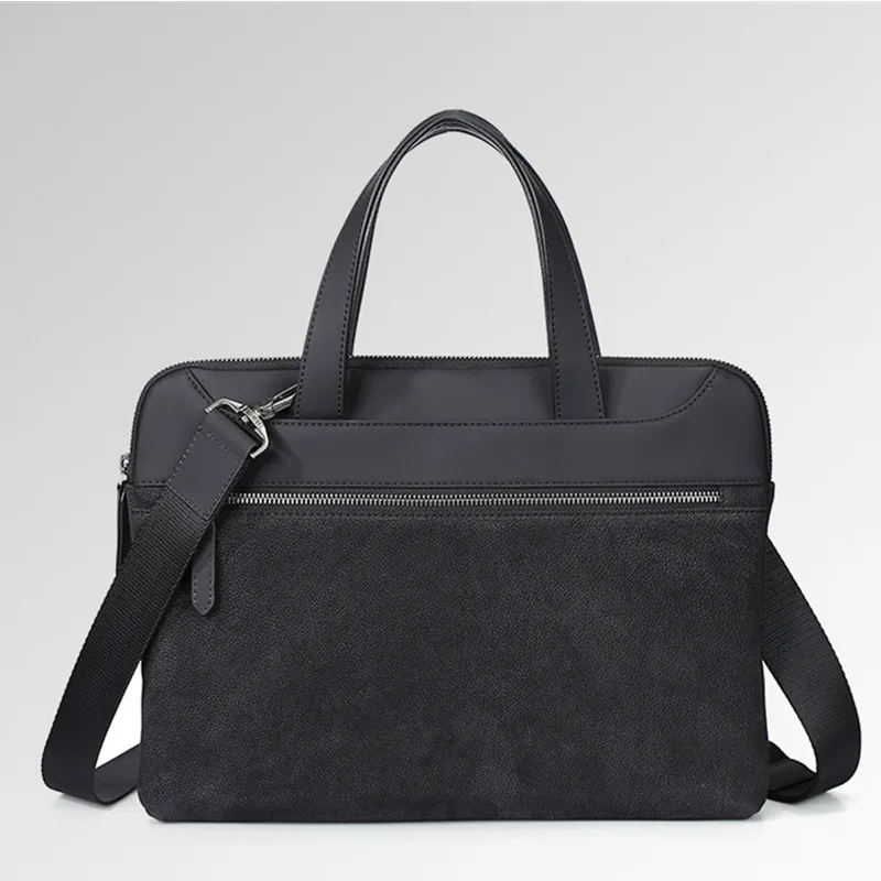 Luxury Handbags Men Briefcase Messenger Bag Men's Natural Handbag Soft Leather Bags Top Grade Leather Sac Homme Bandolera Hombre