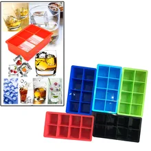 Practical Pure Color 8 Cavity Silicone Tray Make Chocolate Candy Ice Jelly Mold DIY Children Cake Tools