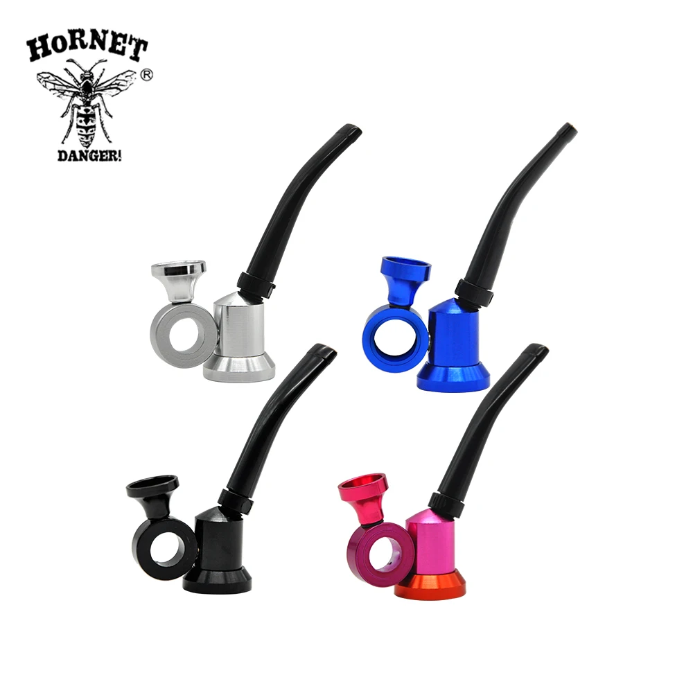 Plastic Bottle Small Water Pipe Metal Smoking Pipe Tobacco Pipes For Smoking Weedin