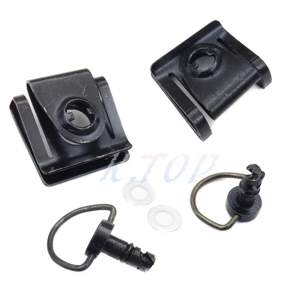 Black Motorcycle Quick Release D-ring Turn Race Fairing Fastener Fit For KTM Ducati | Автомобили и мотоциклы