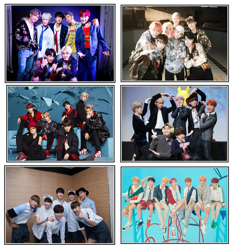 

Korean Band Poster Decorative Painting Pop Music Poster Home Wallpaper Wall Stickers High Definition White Paper Printing-71