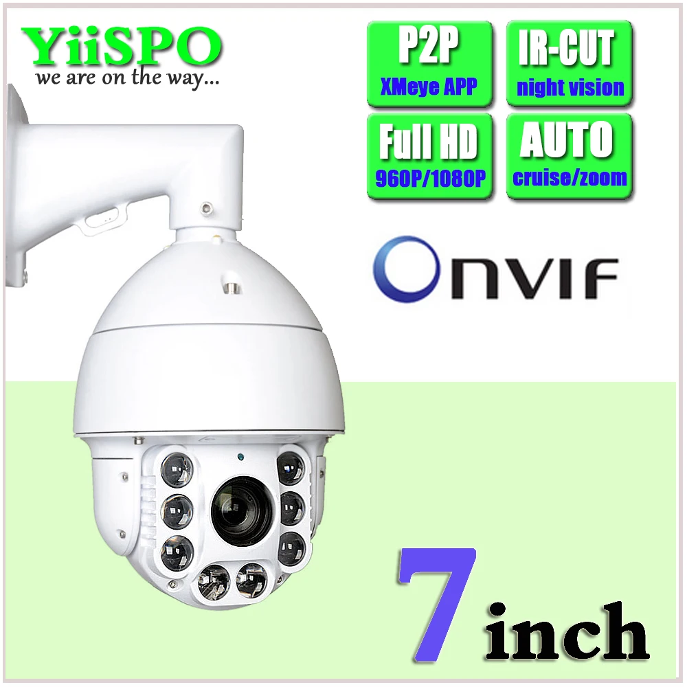 bilder für YiiSPO Cctv-kamera IP 20X Zoom Kamera High Speed Dome Netzwerk 1080 P 960 P Auto ZOOM PTZ Ip-kamera ONVIF XMeye P2P wasserdicht bilder für YiiSPO Cctv-kamera IP 20X Zoom Kamera High Speed Dome Netzwerk 1080 P 960 P Auto ZOOM PTZ Ip-kamera ONVIF XMeye P2P wasserdicht