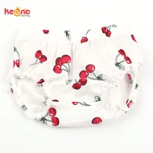 Летний для новорожденных вишневые шаровары с оборками, хлопковая подгузник для маленьких девочек, шорты для губной помады, Одежда для младенцев