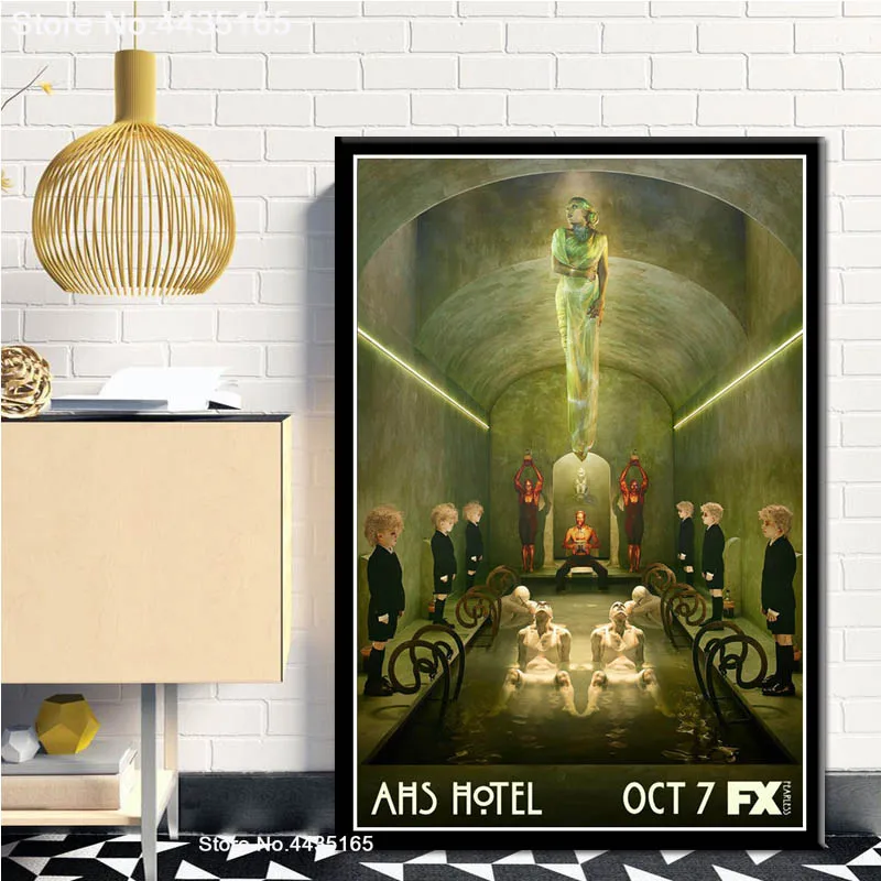 American Horror Story Hotel TV Show Silk Canvas Poster Wall Art Home Decor Print