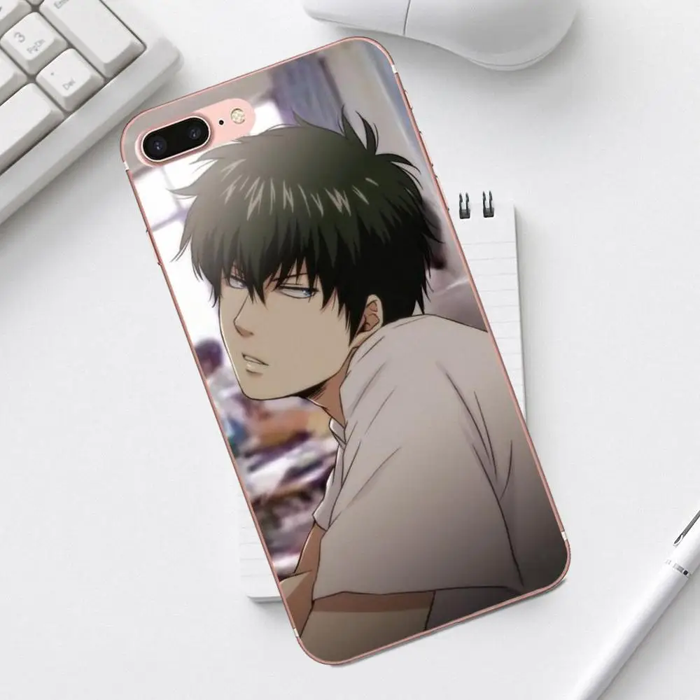 Qdowpz японский аниме гинтама для iPhone 4 4S 5 5C SE 6 6S 7 8 Plus X XS Max XR Galaxy A3 A5 J1 J3 J5 J7 2017 TPU