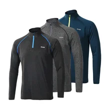 ARSUXEO мужские футболки для бега футболка для активного отдыха с длинными рукавами быстросохнущая уличная спортивная футболка спортивная одежда для тренировок гимнастическая майка