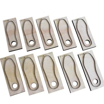 

designer leather craft template cutter shoe pad knife mould die cutter with size 36-45 hand punch tool set deri el aletleri