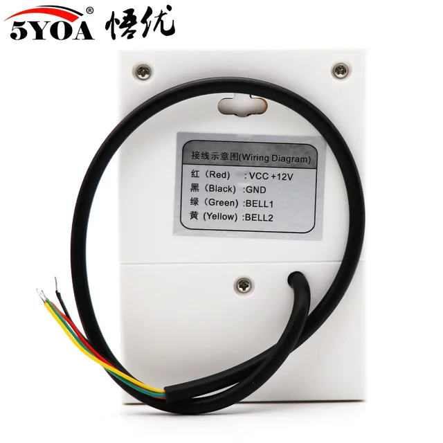 Doorbell Electronic Wire Wired Door Bell Ding-Dong Dry Battery or Connect to 12V Two Types 6