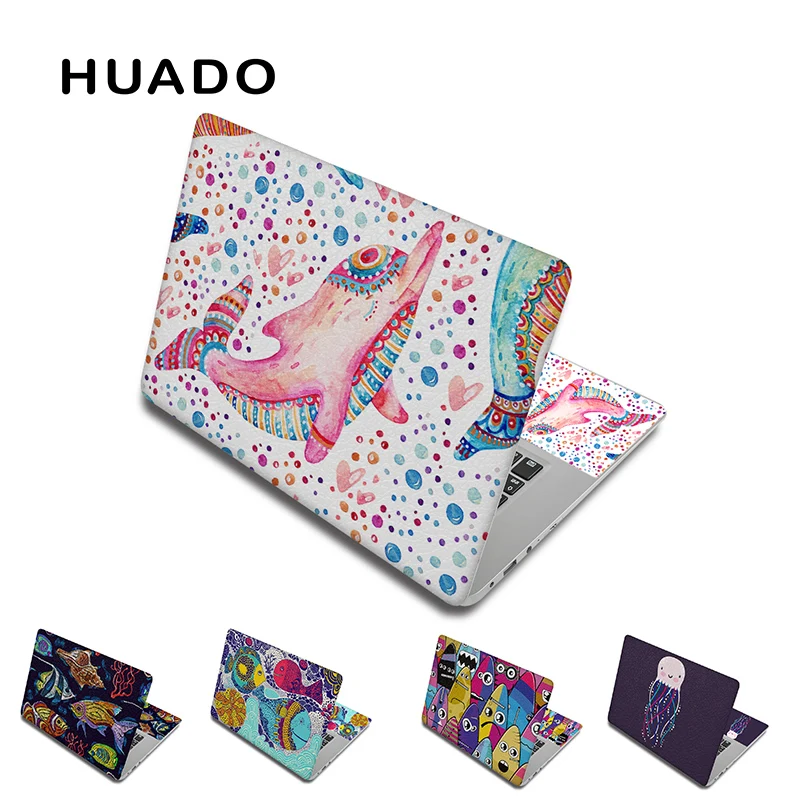 

Cartoon sticker for 15"17"laptop skin surface protection computer cover notebook stickers for mac air 13.3/sony/lenovo yoga/asus