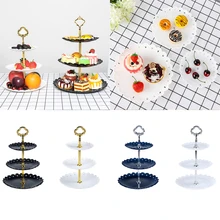 2 шт., 1 набор, 3 слоя, подставка для торта, тарелка для свадебного торта, подставка для десерта, фруктов, овощей, инструмент, подставка для кекса на свадьбу, день рождения, вечеринку
