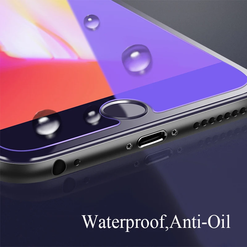 9H закаленное стекло для iphone X XR XS max 8 4S 5 5S 5c SE 6 6s plus 7 защитная пленка|Защитные