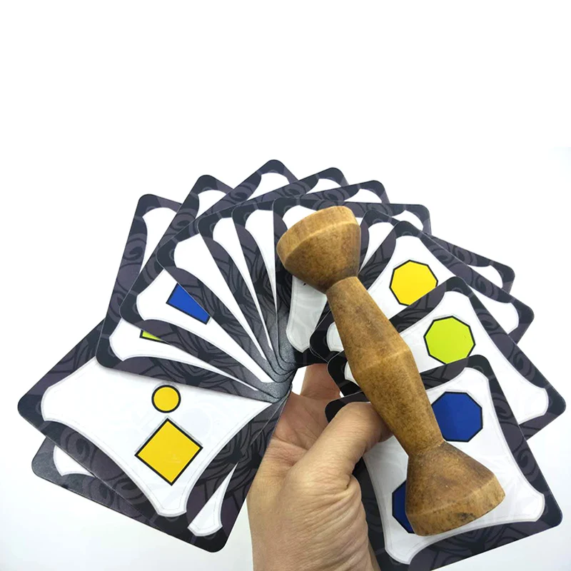 Настольная игра Золото дерево джунгли жетон бегать быстро пара скорость лес для вечерние Веселые карты с английской инструкцией для семейной игры