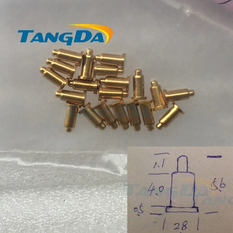 Tangda pogo pin connector 2.8*5.6 mm Current pin Battery pin Test