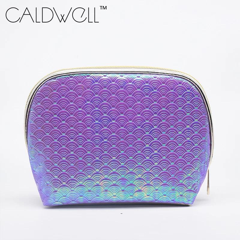 50 Pcs CALDWELL Laser Fish Scale Cosmetic Bag Hand-held Shell Organization Storage | Багаж и сумки