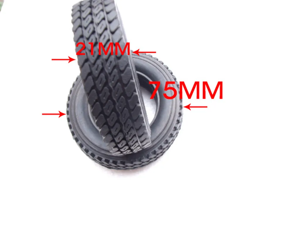 

2pcs actros truck rubber tires for tamiya 1/14 scale rc trailer scania R620 56323 R470 benz 1851 3363 MAN tgx king volvo tractor