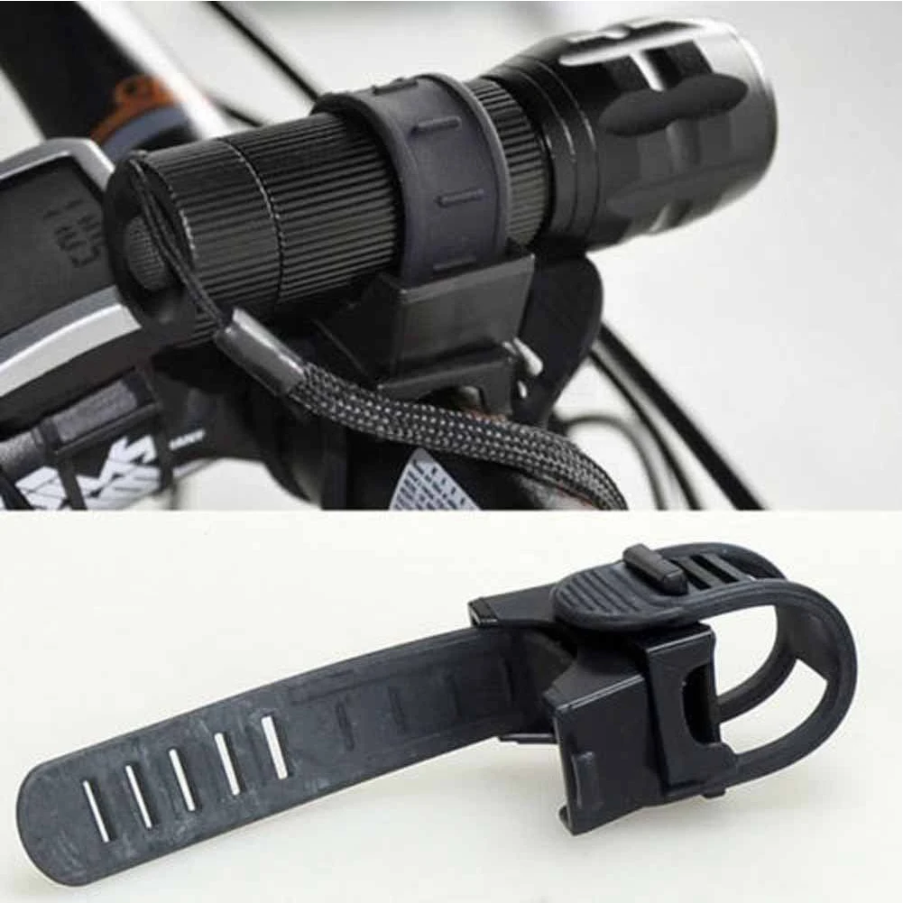 

Bicycle Light Holder Bike Lantern Bracket Flashlight Torch Mount Clamp Lamp Clip Cycling LED Lights Device Bicycle Parts