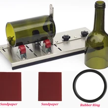 Регулируемый стеклянный резак для бутылки вина высокая прочность и твердость фрезы для резки DIY Craft Recycle Tool