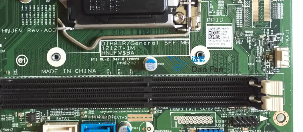 02YRK5 материнская плата для настольного компьютера DELL Inspiron 3647 3847 SFF DIH81R/General 12127 1M 100%