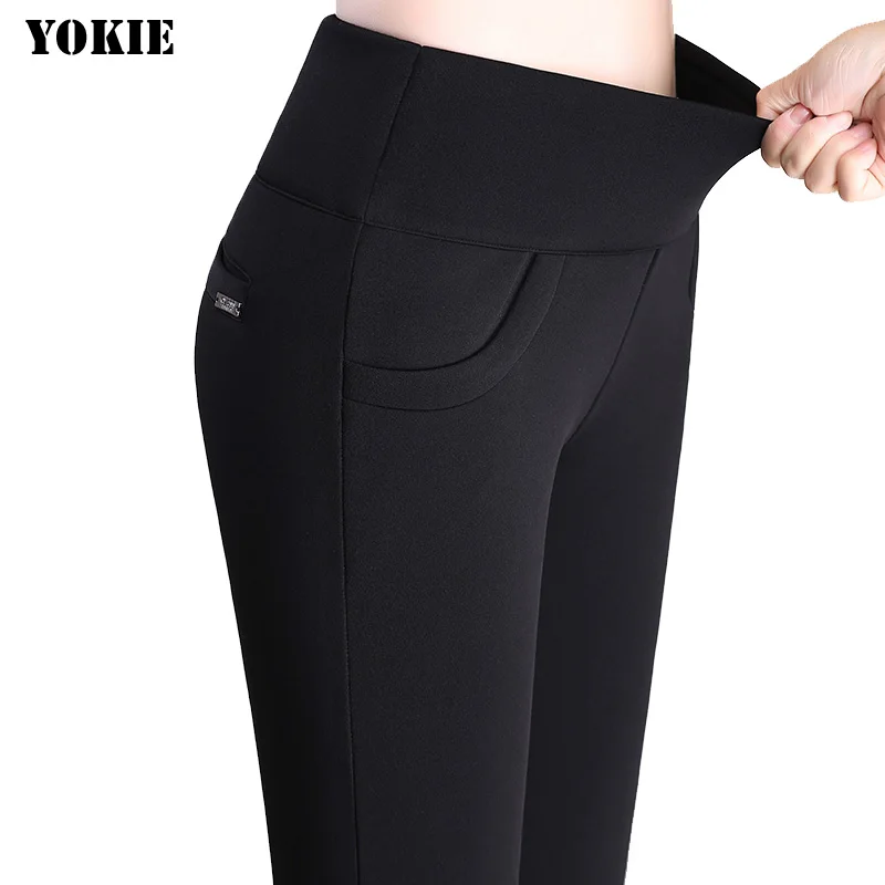 

S-6XL Plus size 2016 summer Women calf length Pencil Pants Paige High elasticity Korean style Leisure High quality trousers