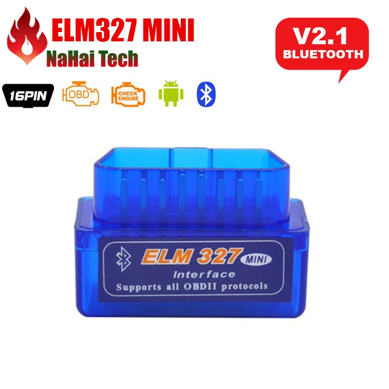 2019 V2.1 Super Mini ELM327 Bluetooth интерфейс работает на Android Torque Elm 327 OBD2 OBD II автомобильный