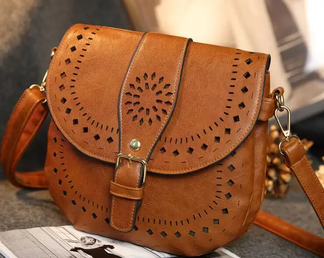 Women Bohemian Crossbody Bags Hollowed Patterns New 2017 Las Women Bohemian Crossbody Bags Hollowed Patterns New 2017 Las Small Messenger Bag With Buckle Pu Leather