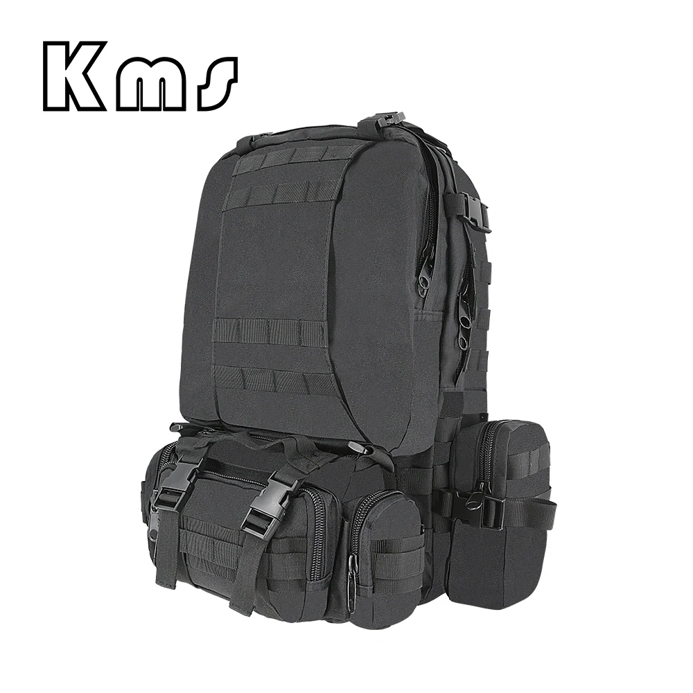 

BLACK ARMOR 50L Tactical Military Backpack Rucksack Water Resistant Outdoor Molle Backpack Camping Hiking Travel