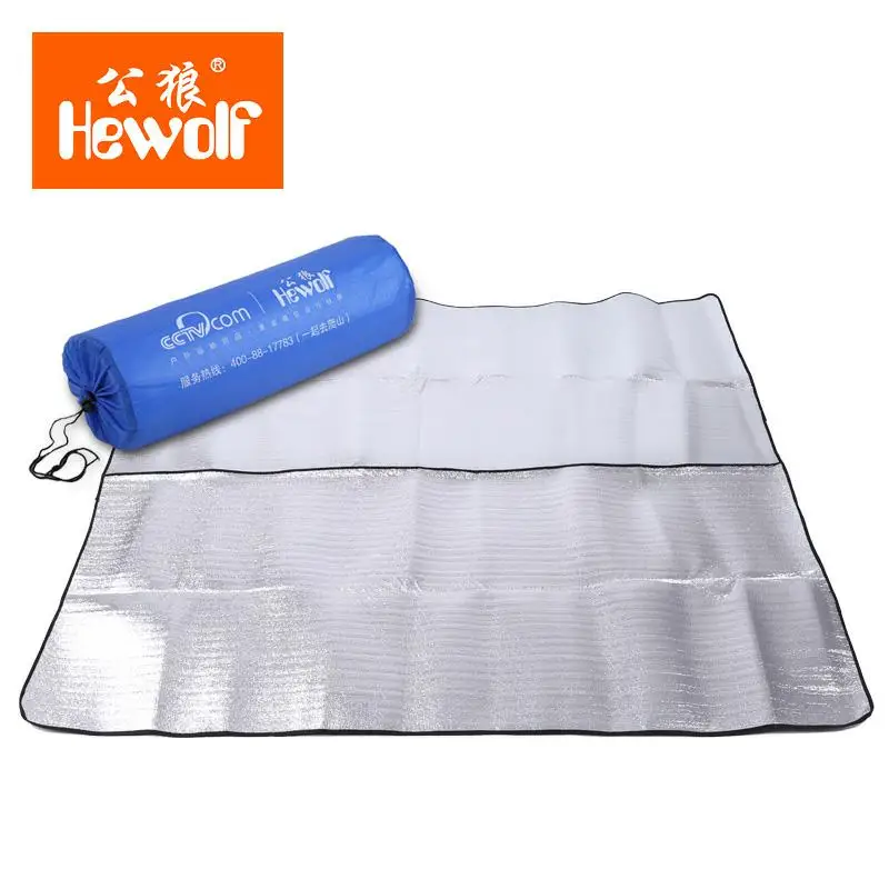 Hewolf Faltbare Klapp Matratze Matte Pad Wasserdichte Aluminium Folie