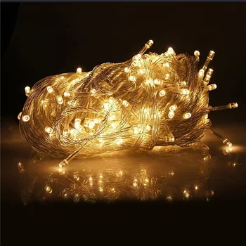 

Christmas LED string lights 100M 50M 20M 10M Fairy Holiday Patio Christmas Wedding Garland Outdoor Decoration light AC 110V/220V