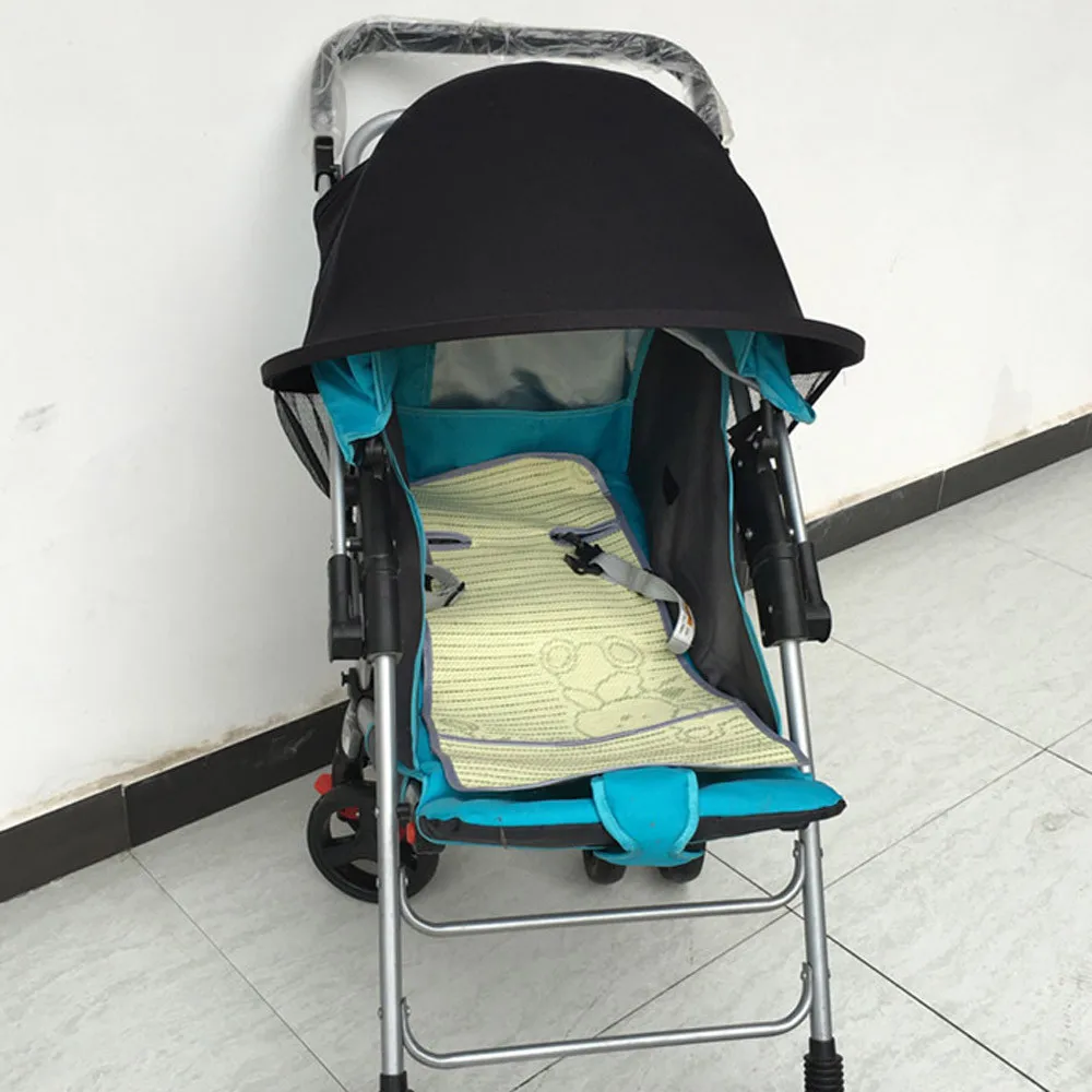 Детский навес для коляски анти-УФ ткань солнцезащитный тент из ткани чехол для коляски солнцезащитный козырек ветрозащитный для ребенка для коляски сиденье