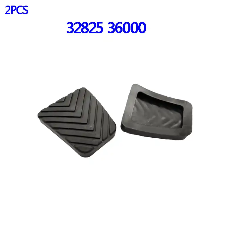 X AUTOHAUX Car Brake Clutch Pedal Pads Cover for Hyundai Accent 2005-2010 2pcs