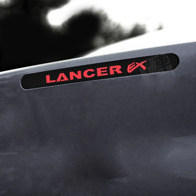 Наклейка на тормозные огни из углеродного волокна для Mitsubishi Ex 9 10|brake sticker|brake light