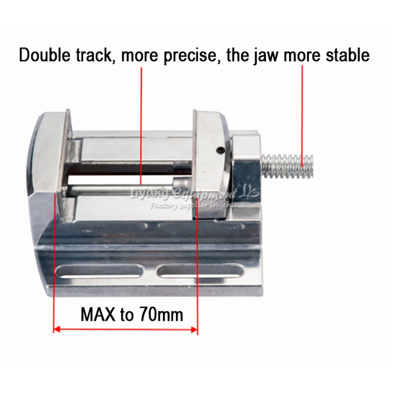 cnc router tool mini flat gad tongs table parallel-jaw plain vice LY6258 for cnc lathe milling machine