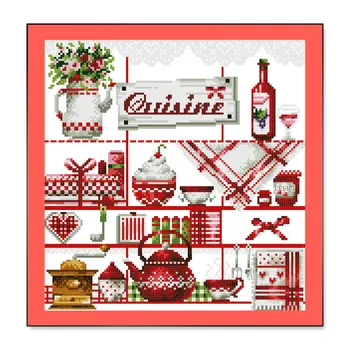 

Fishxx cross-stitch A1521 cartoon Christmas plates Storage home soluble printing 100% accurate pattern 11CT
