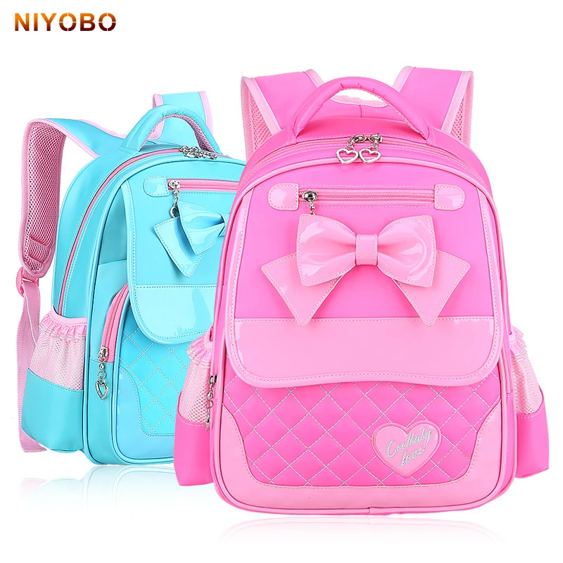 

2017 New Pretty Butterfly knot printing backpack junior high school students backpack Reflective school bag mochila PT1070