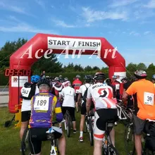 Рекламная цена открытый отделка надувные ворота, надувной старт/финишная линия арки