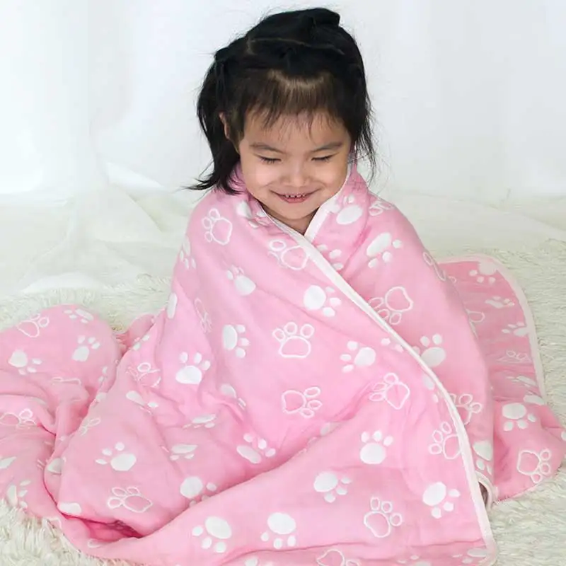 

Baby Blanket Newborn Muslin Cotton Thick Swaddle Baby Blanket Newborn Swaddle Newborn Quilt Kids Bath Towel Toy Mat 110*110cm
