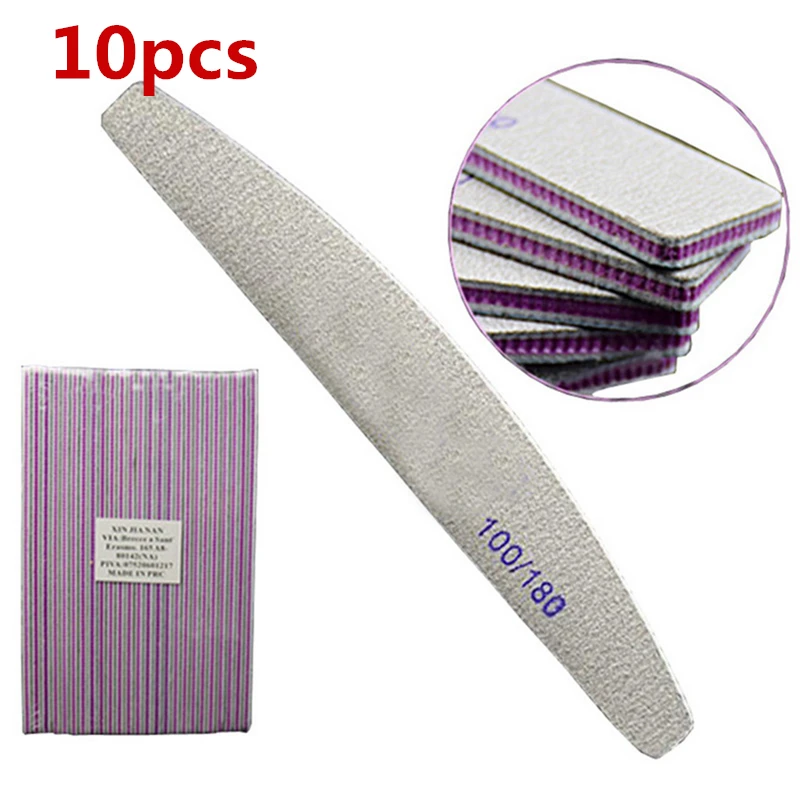 

100/180 Nail Files Block Buffer Pedicure Manicure Gel Polisher Nail Polish Files Beauty Tools Professional Nail Files Tools