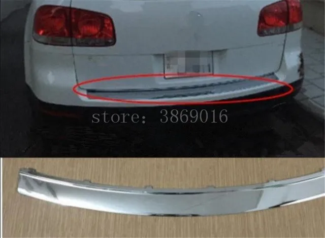 ABS Rear Bumper Sill/Protector Plate Cover Fit For VW Touareg 7L 2003 2004 2005 2006 2007 2008 2009 2010