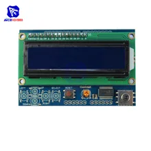 1602 lcd 1602 lcd Shiled IIC igc MCP23017 5 Клавиатура 16x2 символьный ЖК-дисплей модуль для Arduino UNO Регулируемая яркость