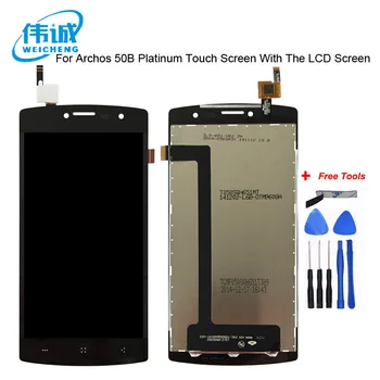 

WEICHENG For 5.7 Inch Archos 50B Platinum LCD Display and Touch Screen Digitizer Assemble Replacement lcd +Free Tools