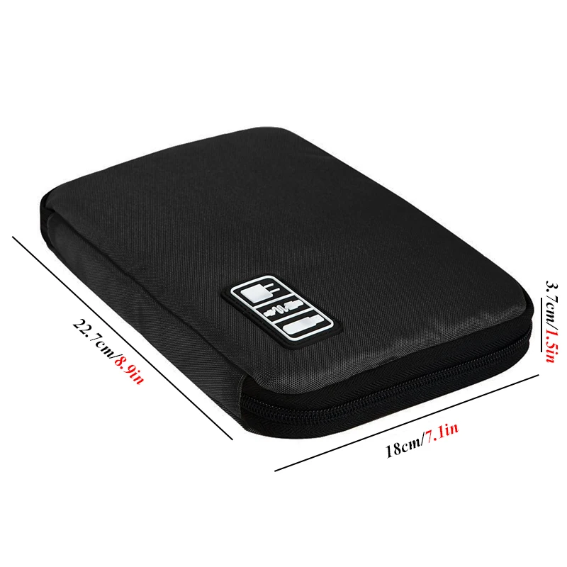 Большая сумка для хранения USB кабеля наушников ударопрочный флэш накопитель