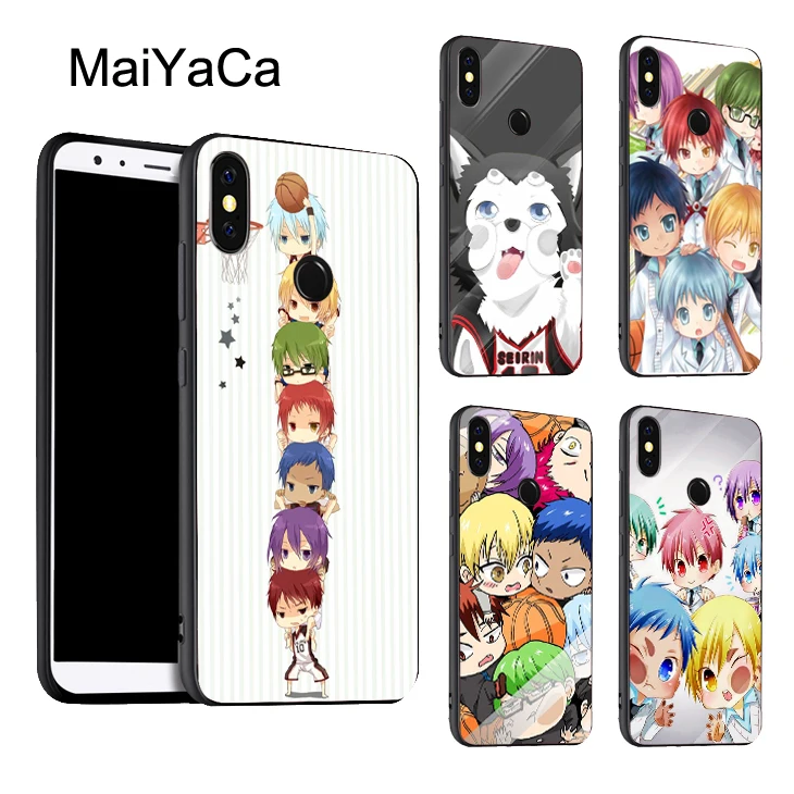 

MaiYaCa Cute Kuroko no Basket Chibi Case For Xiaomi Redmi 5 Plus 6 6A S2 4X Note 5 Pro 5A 7 Mi 8 K20 9 6X A2 Mix 2S Max 3