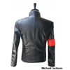 In Memory MJ Michael Jackson Heal the World Handsome Punk With Red Armband England Military Jacket Outwear Collection 3